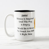 SHHH! Koffie-Mok-bruik Tweekleurige Koffiemok (Links)