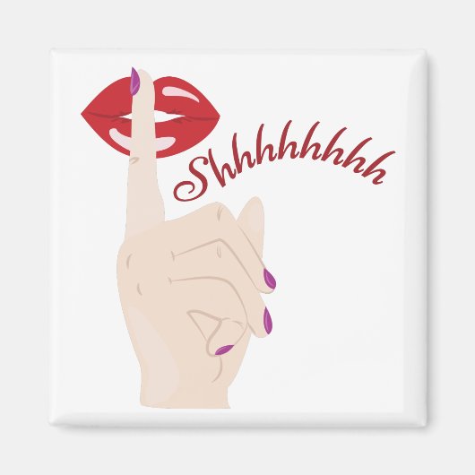 Shhh Magneet (Voorkant)