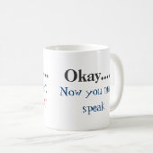 SHHH... Memaw is niet Awake Custom Text Coffee Mok (Voorkant rechts)