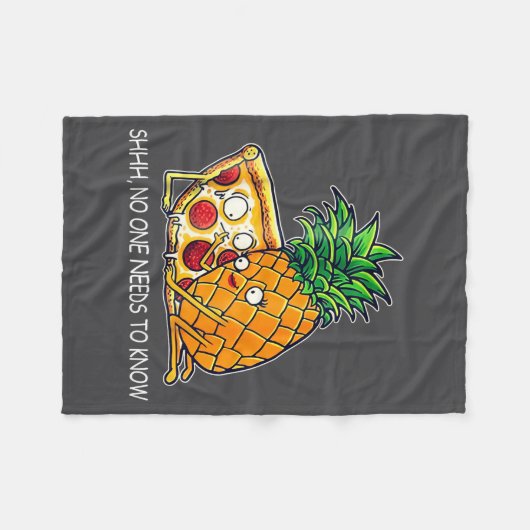 Shhh Needs To Know Zza Ne Funny Saying Quote  Fleece Deken (Voorkant (Horizontaal))