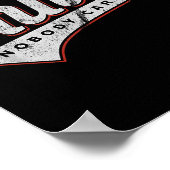 Shhh Nobody Cares Funny Motivational Gift For Men  Poster (Hoek)