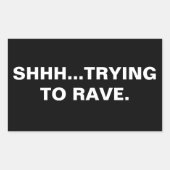 Shhh...Proberen om Sticker te verjagen (Voorkant)