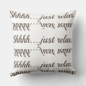 Shhh...Rustig maar. Kussen (Achterkant)