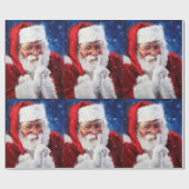 SHHH Santa Cadeaupapier (Vlak)