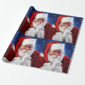 SHHH Santa Cadeaupapier (Uitgerold)