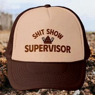Shhh Show Supervisor Grappige Trucker Hoed Pet