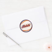 Shhh sticker voor Surprise party honkbal uitnodigi (Envelop)