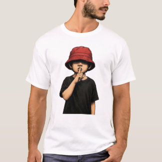 Shhh Stilte Alsjeblieft T-Shirt | Minimale Street 