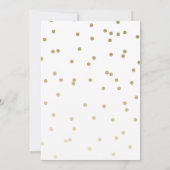 Shhh Surprise 40ste verjaardagsfeestje Kaart (Achterkant)