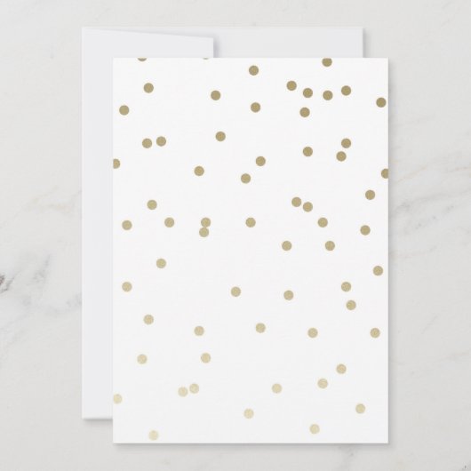 Shhh Surprise 40ste verjaardagsfeestje Kaart (Achterkant)