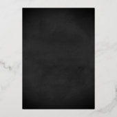 Shhh.. Surprise Birthday Party Confetti & Real Folie Uitnodiging (Achterkant)