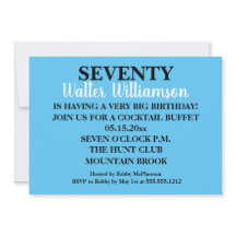 Shhh Surprise Seventieth Birthday Party