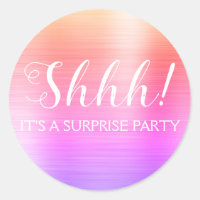 Shhh! Verrassende verjaardag Partij voor Regenboog