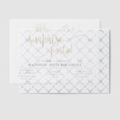 SHHH Verrassingsfeestje Vellum Uitnodigingen (Offset (Uitnodiging))