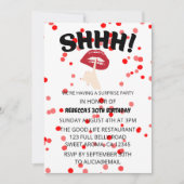 SHHH! Verrassingsverjaardagsfeestje Kaart (Voorkant)