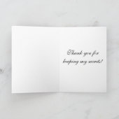 Shhhh! Bedankkaart (Binnen)