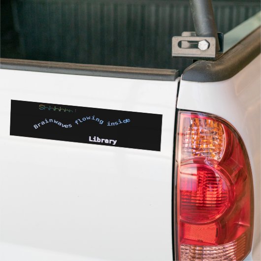 Shhhh! Bumpersticker (Op Truck)