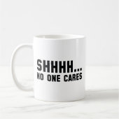 Shhhh... Geen zorgen Koffiemok (Links)