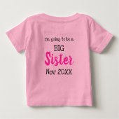 shhhh Ik heb een geheim, grote zus aanpasbaar (Achterkant)