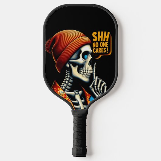 SHHHH... Niemand bekommert zich om rebelse boodsch Pickleball Paddle (Achterkant)