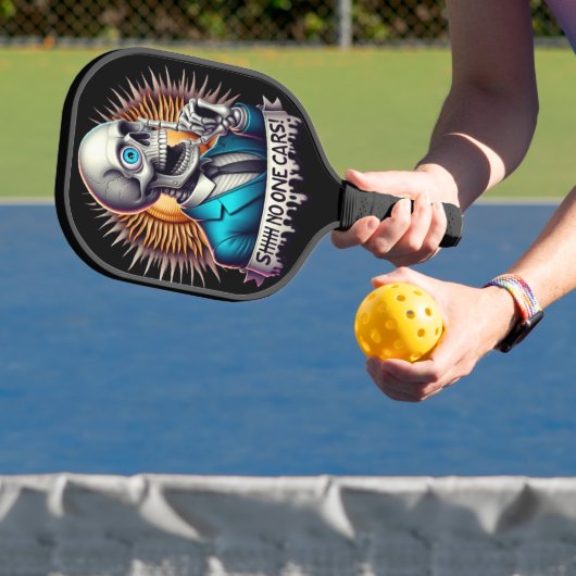 SHHHH... Niemand geeft om de dappere skeletten Pickleball Paddle (Insitu)
