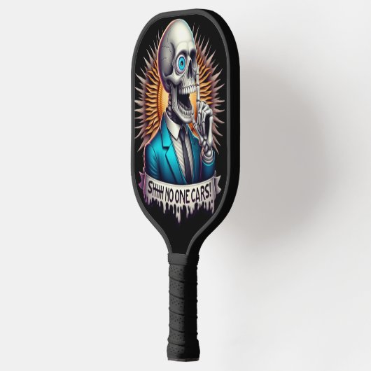 SHHHH... Niemand geeft om de dappere skeletten Pickleball Paddle (Links)