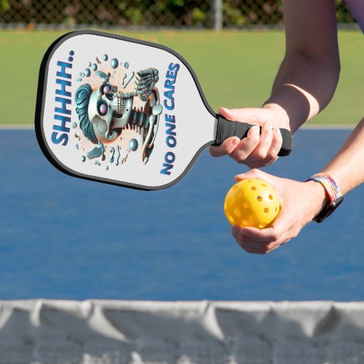 SHHHH... Niemand geeft om schedelmaaier Pickleball Paddle (Insitu)