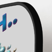 SHHHH... Niemand geeft om schedelmaaier Pickleball Paddle (Links Detail)