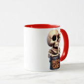 SHHHH... Niemand geeft om Skelet Barrel Guardian Mok (Voorkant rechts)