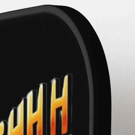 SHHHH... Niemand geeft om stil skelet Pickleball Paddle (Links Detail)