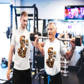 SHHHH... Niemand geeft om stil skelet T-shirt