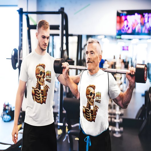 SHHHH... Niemand geeft om stil skelet T-shirt