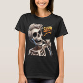 SHHHH... Niemand geeft om uniek en eigenzinnig T-shirt (Voorkant)