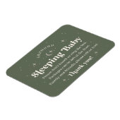 Shhhh Slapende Baby Magneet (Linkerzijde)