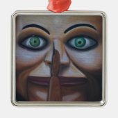 Shhhhh Metalen Ornament (Voorkant)