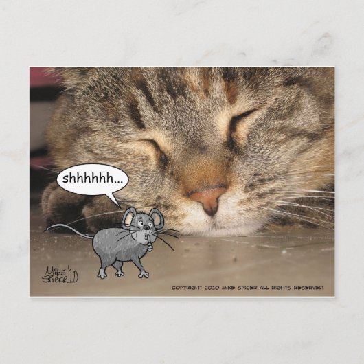 Shhhhhhh… Briefkaart (Voorkant)