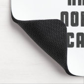 Shhhhhhh, niemand kan erom geven muismat (Hoek)