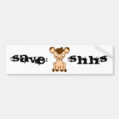 SHHS-bumpersticker opslaan Bumpersticker (Voorkant)