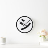 ㋛ Shi die Kana Katakana Emoji/Emoticon glimlachen Ronde Klok (Huis)