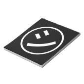 ㋛ Shi Kana Katakana Lachend Emoji / Emoticon Notitieblok (Linkerzijde)