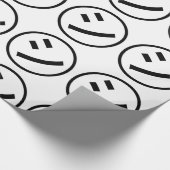 ㋛ Shi Kana Katakana Smiling Emoji/Emoticon Cadeaupapier (Hoek)