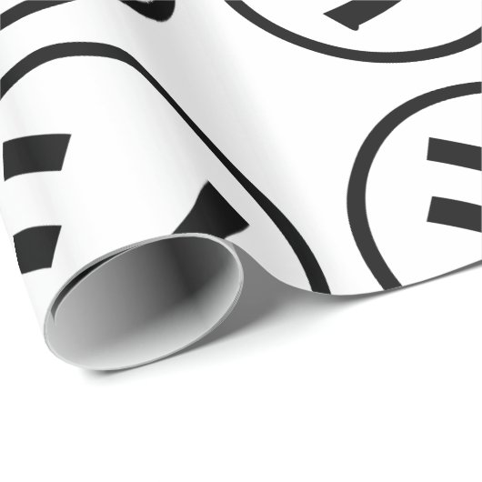 ㋛ Shi Kana Katakana Smiling Emoji/Emoticon Cadeaupapier (Rol Hoek)