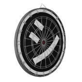 ㋛ Shi Kana Katakana Smiling Emoji/Emoticon Dartbord (Voorkant Links)