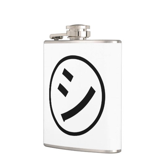 ㋛ Shi Kana Katakana Smiling Emoji/Emoticon Heupfles (Links)