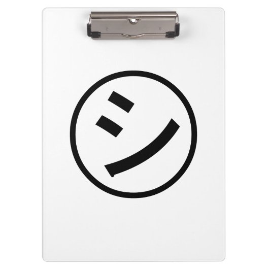 ㋛ Shi Kana Katakana Smiling Emoji/Emoticon Klembord (Voorkant)