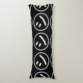 ㋛ Shi Kana Katakana Smiling Emoji/Emoticon Lichaamskussen (Voorkant Verticaal)