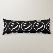 ㋛ Shi Kana Katakana Smiling Emoji/Emoticon Lichaamskussen (Voorkant)