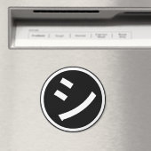 ㋛ Shi Kana Katakana Smiling Emoji/Emoticon Magneet (Insitu (Vaatwasser))