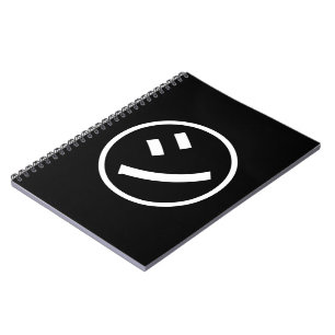㋛ Shi Kana Katakana Smiling Emoji/Emoticon Notitieboek