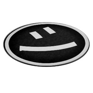 ㋛ Shi Kana Katakana Smiling Emoji/Emoticon Snijplank